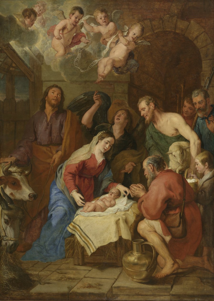 The Adoration of the Shepherds av Caspar de Crayer