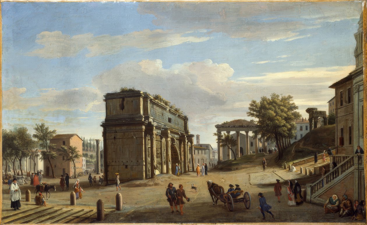 Konstantins båge av Caspar Adriaans van Wittel