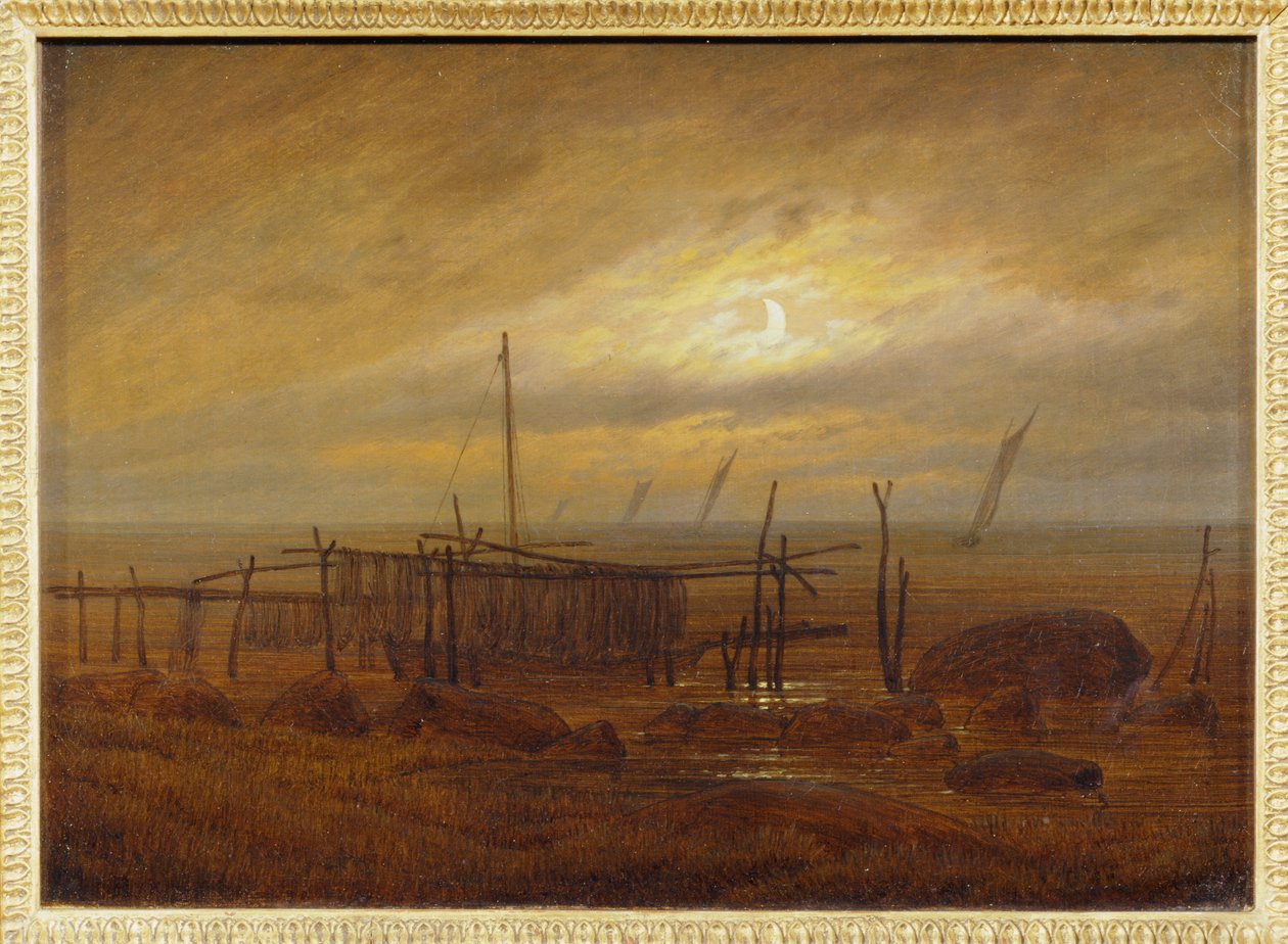 Am Meeresstrand - Vid havets bord ... av Caspar David Friedrich