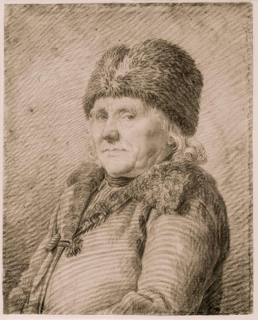 Porträtt av fadern Adolph Gottlieb Friedrich av Caspar David Friedrich