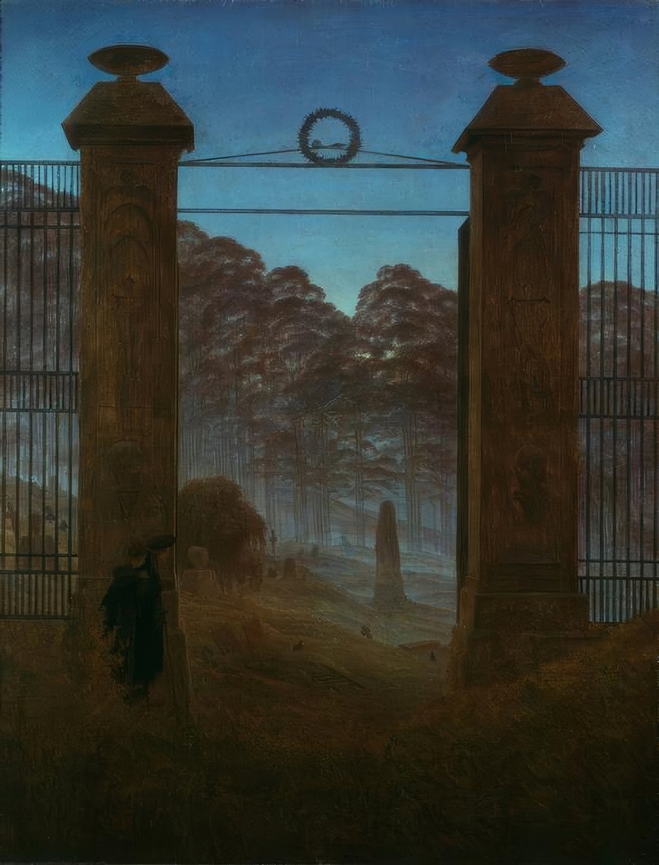 Kyrkogården av Caspar David Friedrich