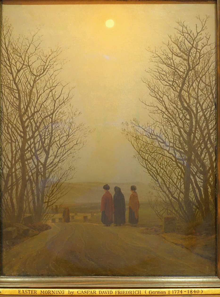 Påskmorgon av Caspar David Friedrich, 1833 AD, olja på duk - Museo Nacional Centro de Arte Reina Sofía - DSC08706 av Caspar David Friedrich