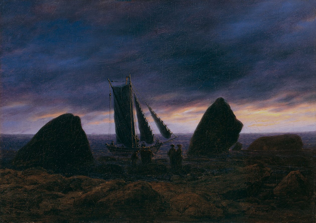 Fiskebåt vid Östersjön, ca. 1830 av Caspar David Friedrich