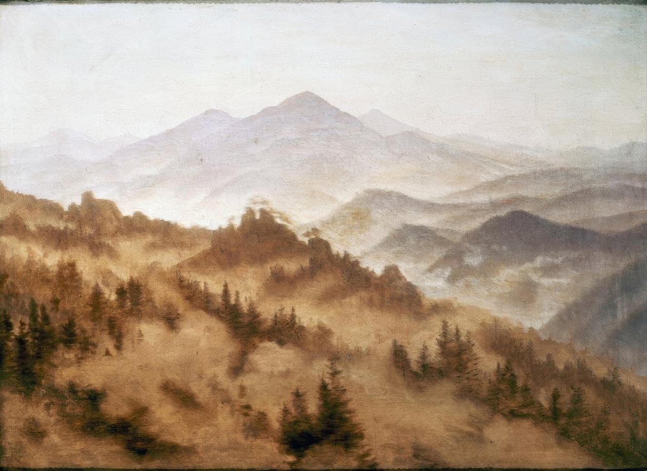 Bergslandskap av Caspar David Friedrich