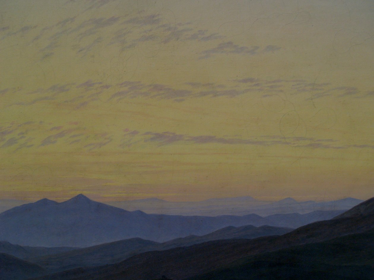 Tyska: Jättebergen Jättebergen av Caspar David Friedrich