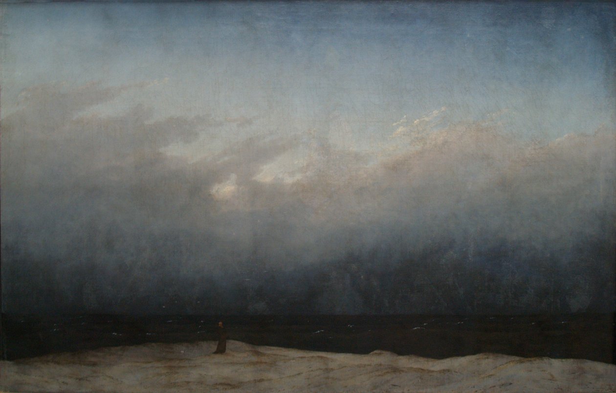 Tyska: Der Mönch am Meer Munken vid havet av Caspar David Friedrich