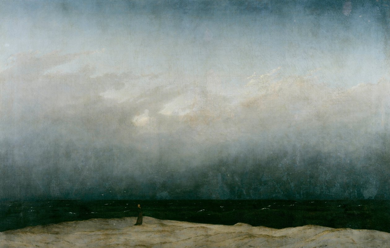 Tyska: Der Mönch am Meer Munken vid havet av Caspar David Friedrich