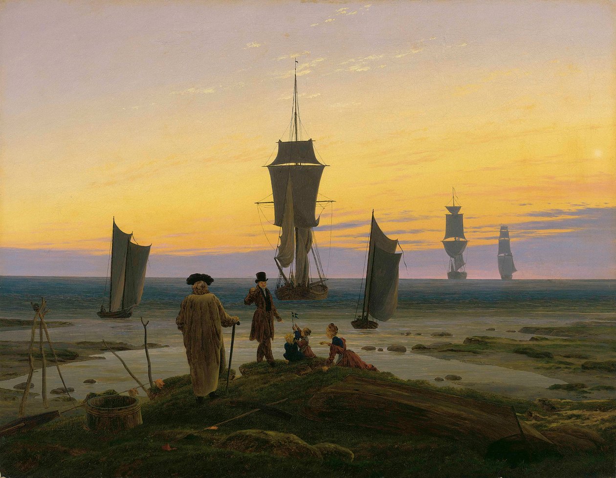 Tyska: Die Lebensstufen Livsstadierna av Caspar David Friedrich