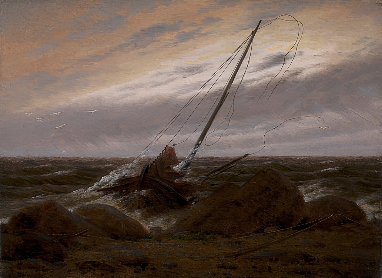 Efter stormen. 1817 av Caspar David Friedrich