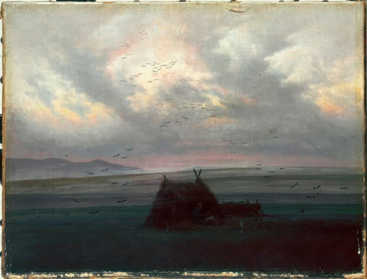 Strålar av dimma av Caspar David Friedrich