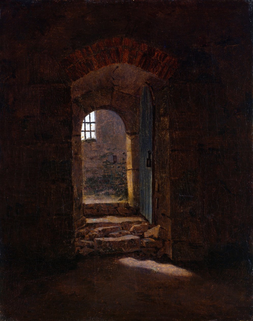 ""Entrédörr till Royal School of Meissen"" av Caspar David Friedrich