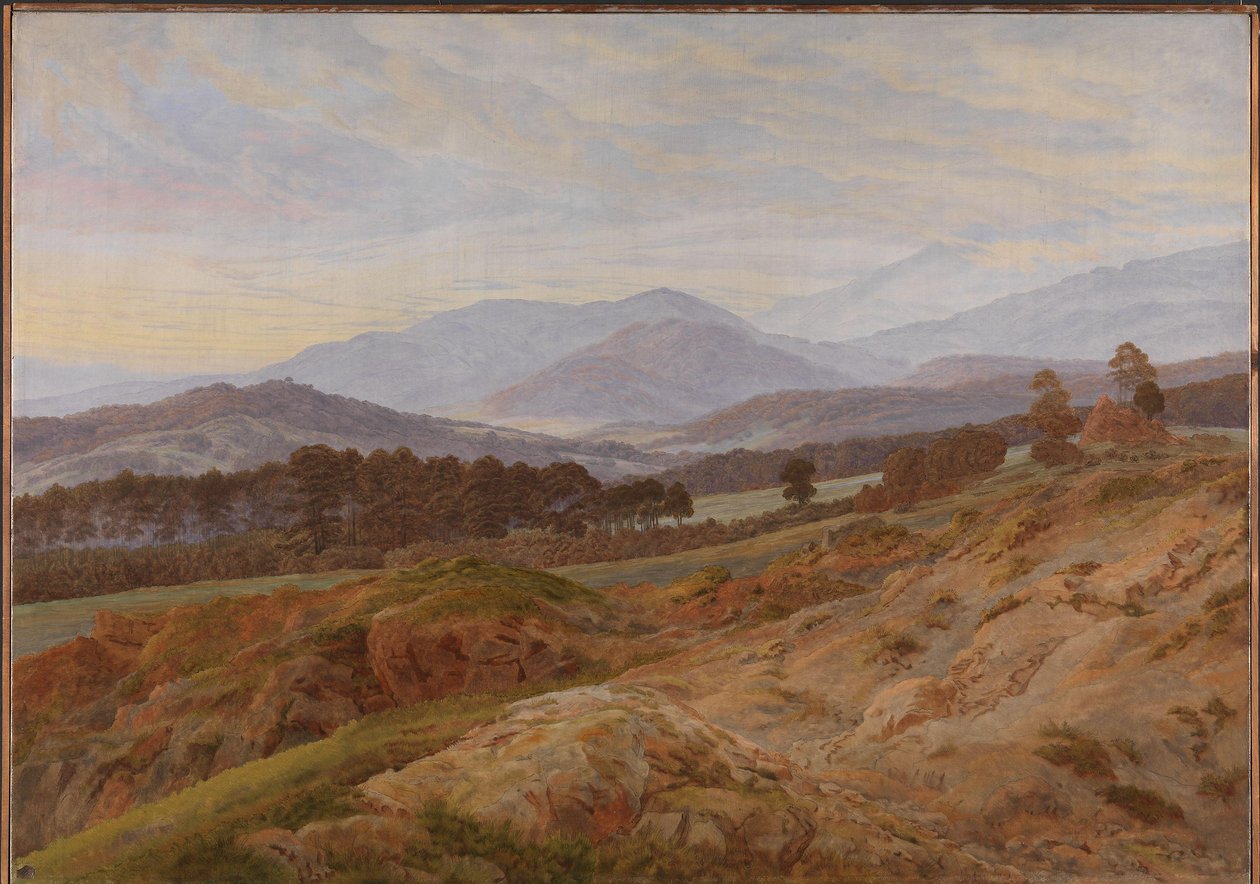 Jätteberg Landskap av Caspar David Friedrich