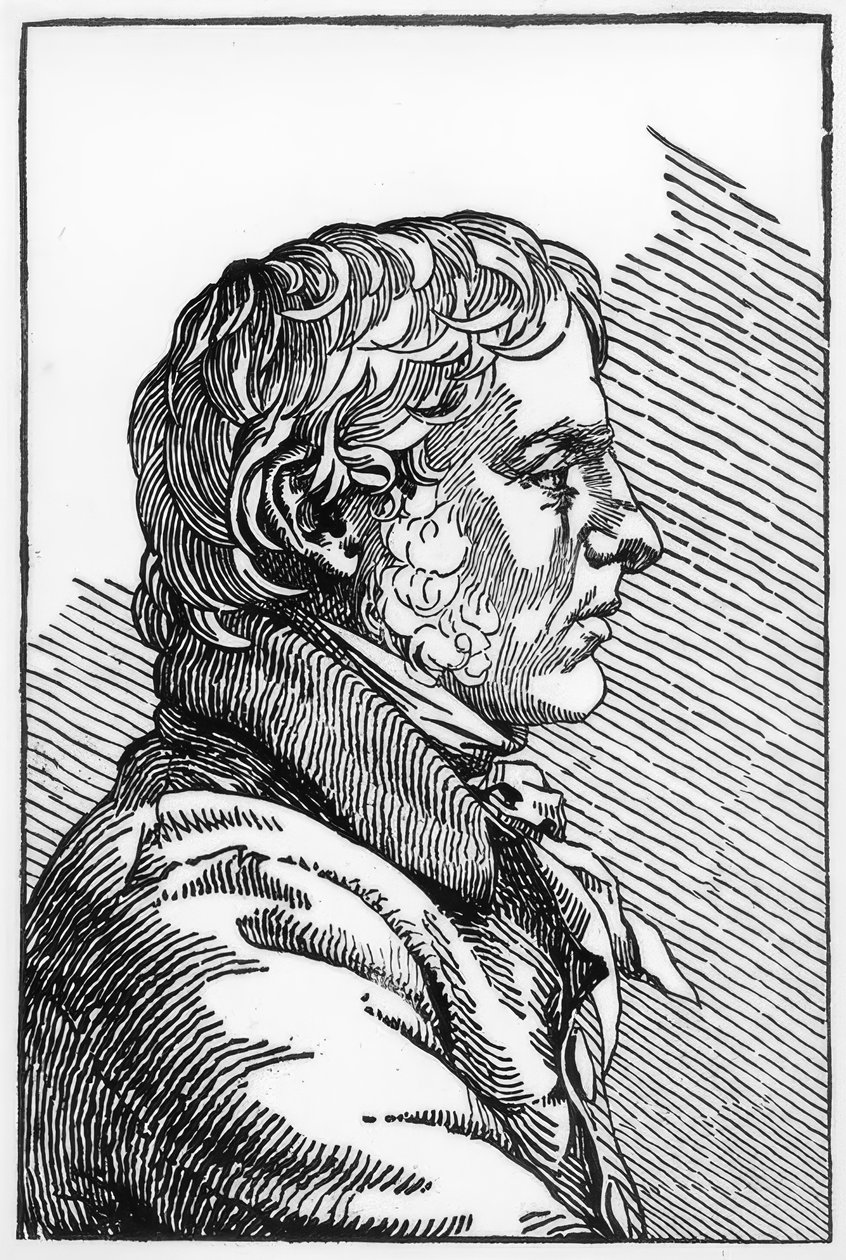 Självporträtt av Caspar David Friedrich