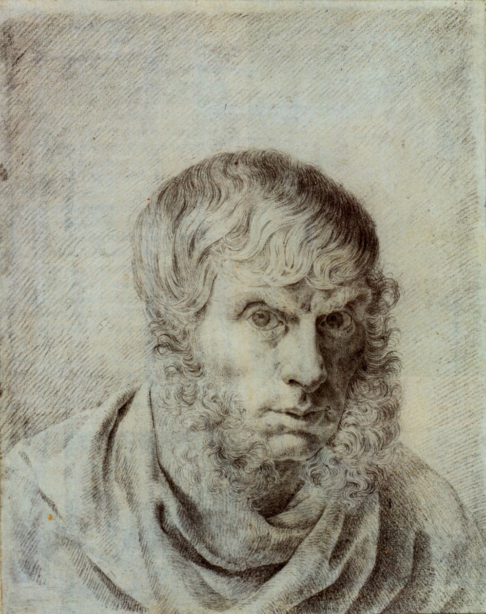 Självporträtt, 1810. av Caspar David Friedrich
