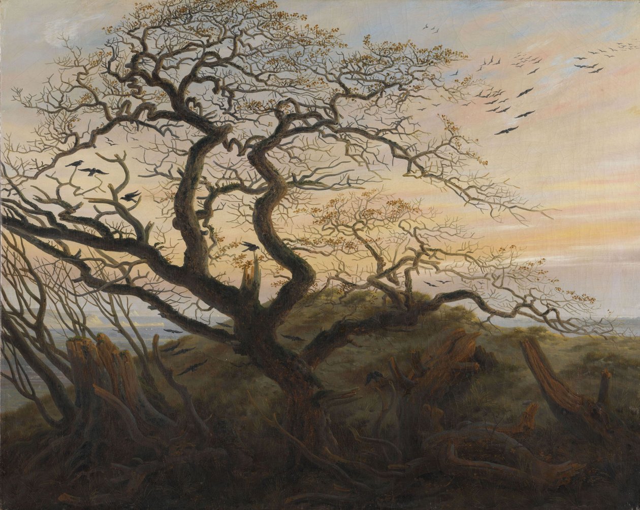Kråkans träd av Caspar David Friedrich