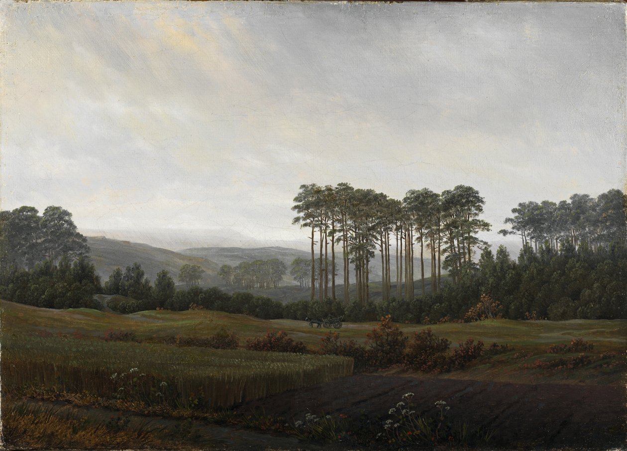 Tiderna på dygnet: Eftermiddagen, 1821-1822 av Caspar David Friedrich