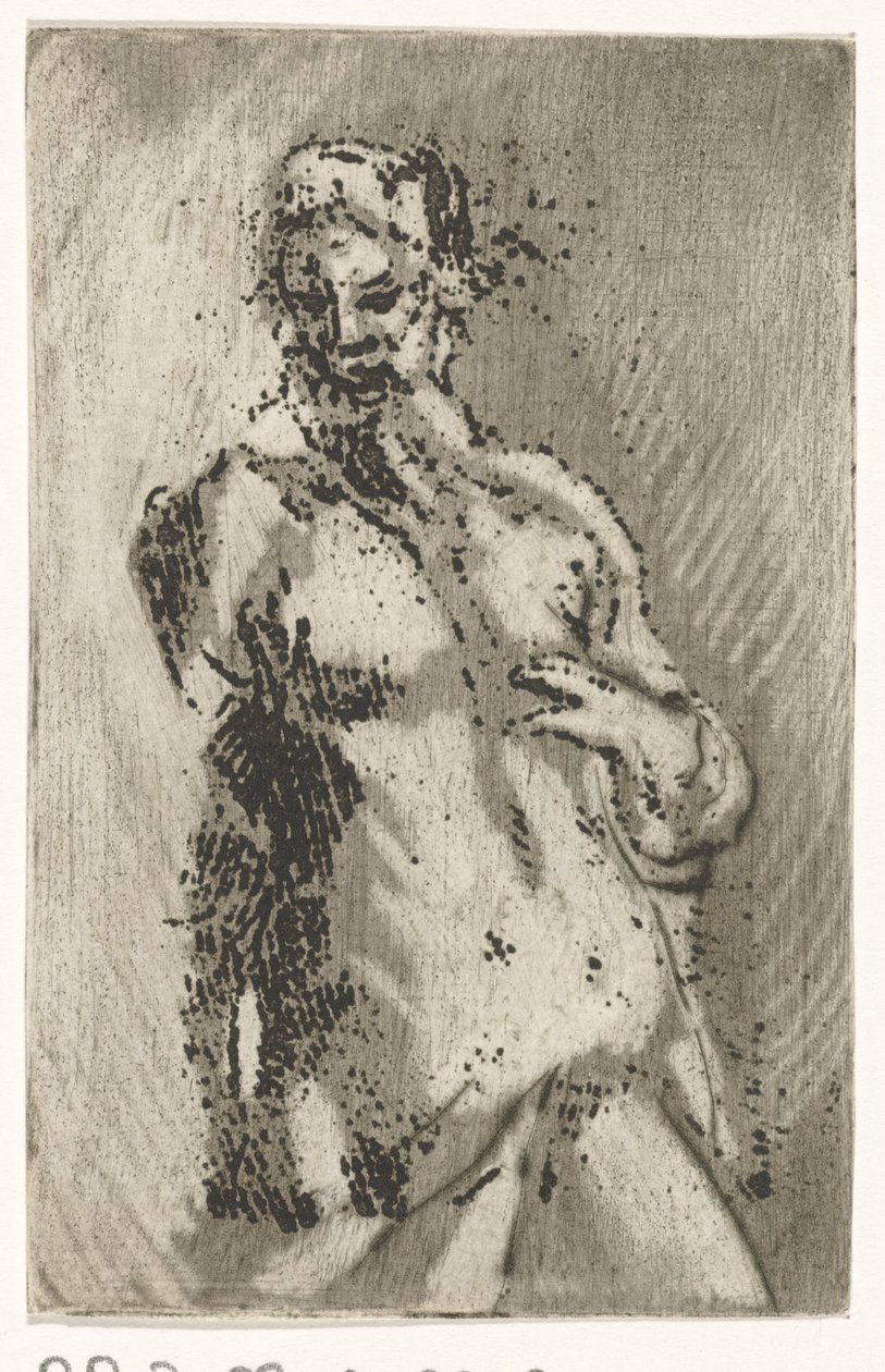 Torso av naken man av Caspar Jacobsz. Philips