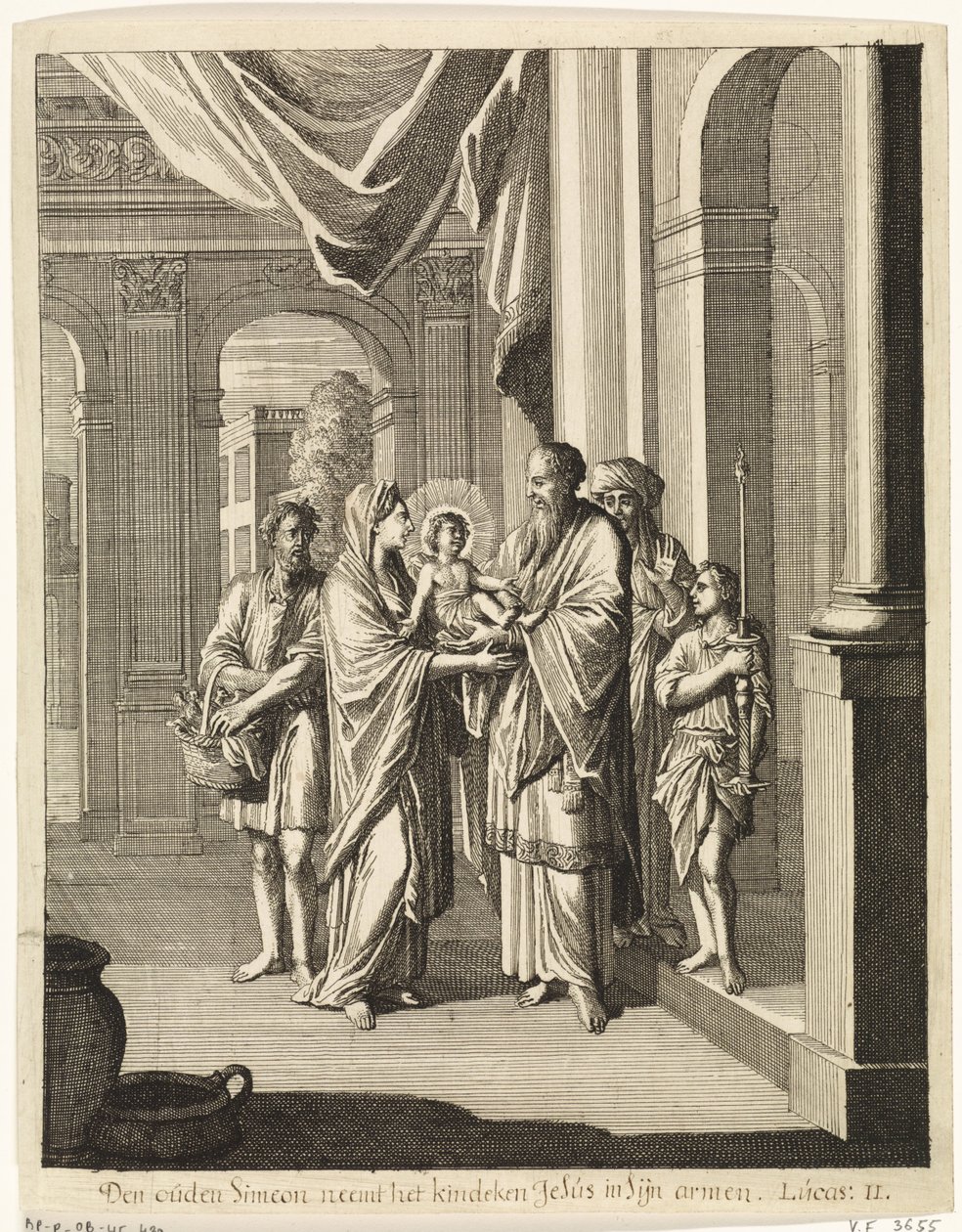 Simeon och Kristusbarnet av Caspar Luyken