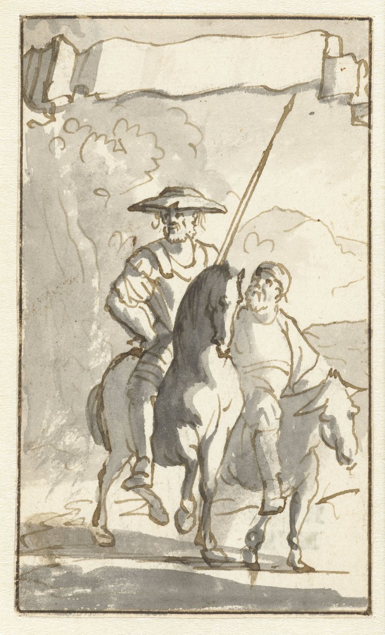Titeltryck av Don Quijote Design för den femte volymen av Histoire de l