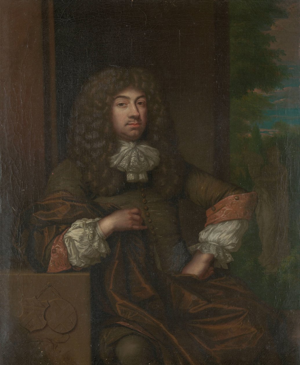 Porträtt av Jan Boudaen Courten (1635-1716), herre över St. Laurens, Schellach och Popkensburg, domare och rådman i Middelburg av Caspar Netscher (copy after)