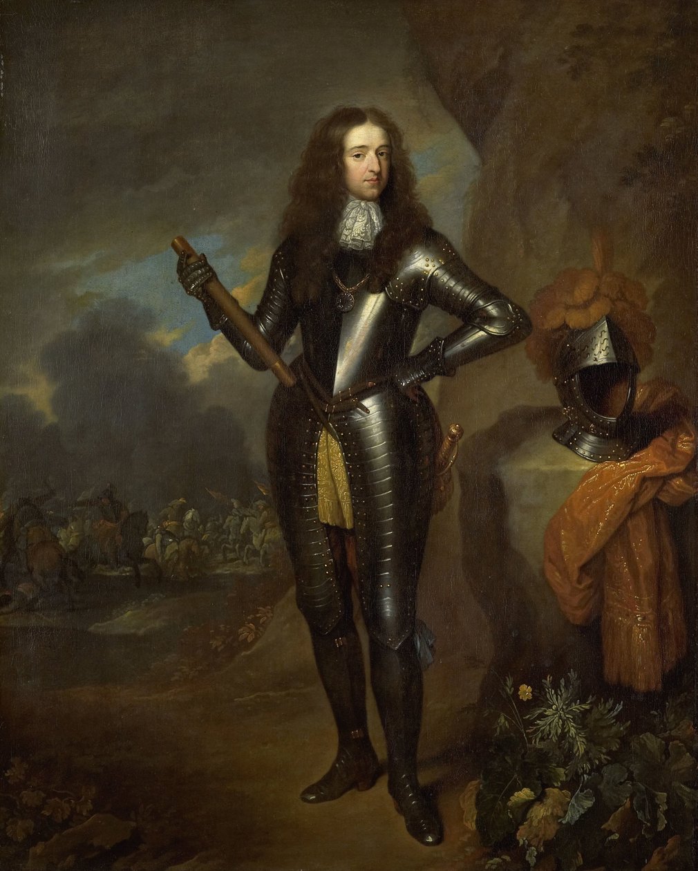 Vilhelm III (1650-1702), prins av Orange och sedan 1689, kung av England av Caspar Netscher (copy after)