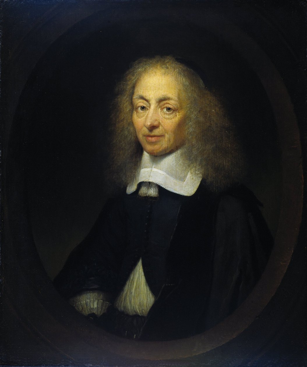 Porträtt av Constantijn Huygens (1596-1687) av Caspar Netscher