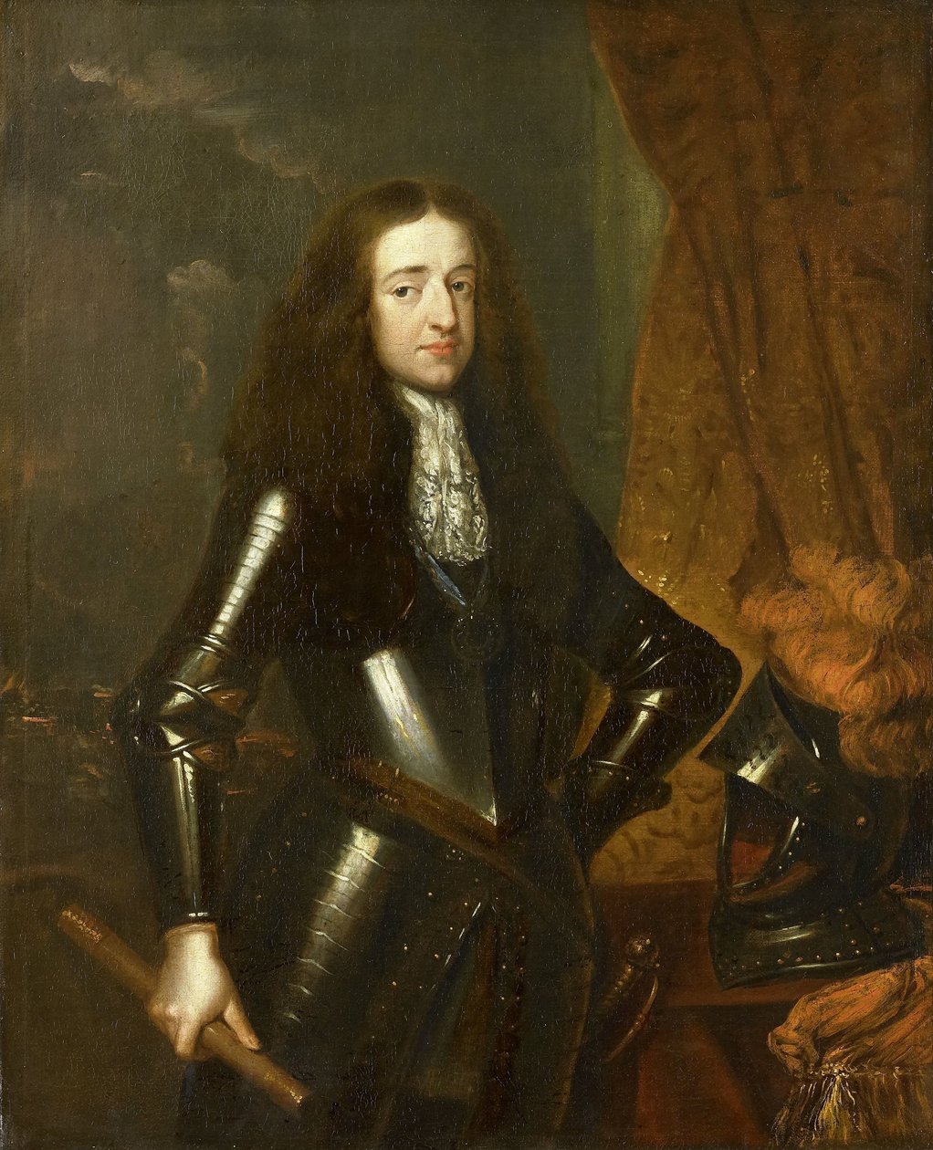 Porträtt av Willem III (1650-1702), prins av Orange och sedan 1689, kung av England av Caspar Netscher