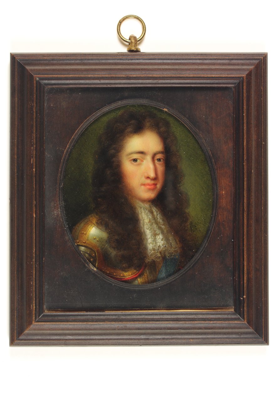 William III (akvarell på veläng) av Caspar Netscher