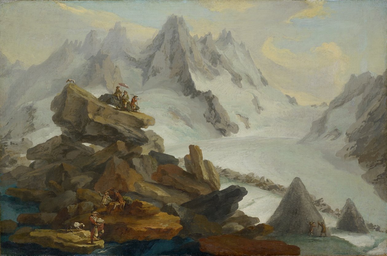 Lauteraarglaciären av Caspar Wolf