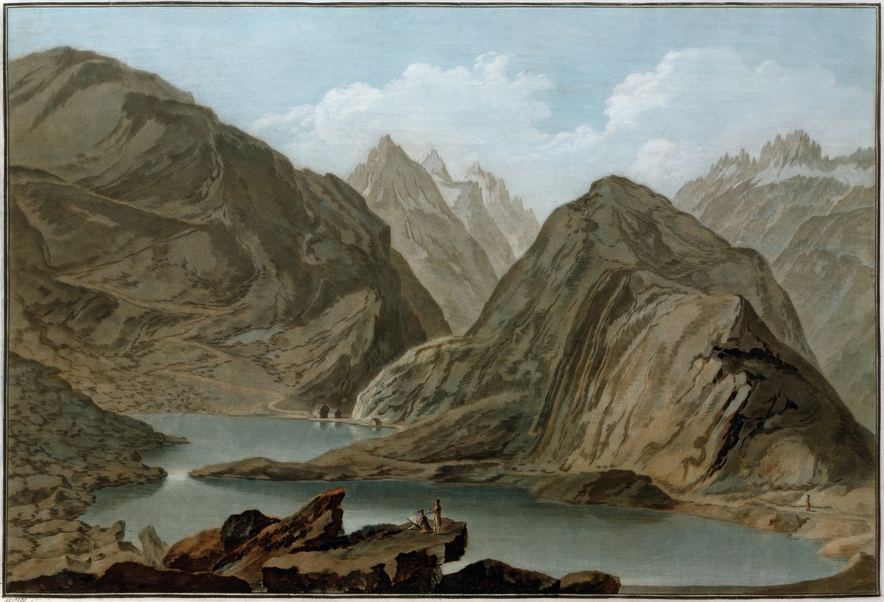 Hospice på Grimsel av Caspar Wolf