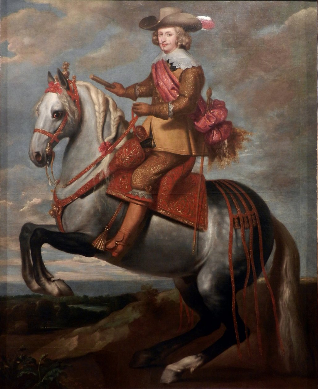 Ridsporträtt av kardinal-Infante Ferdinand av Österrike av Caspar de Crayer