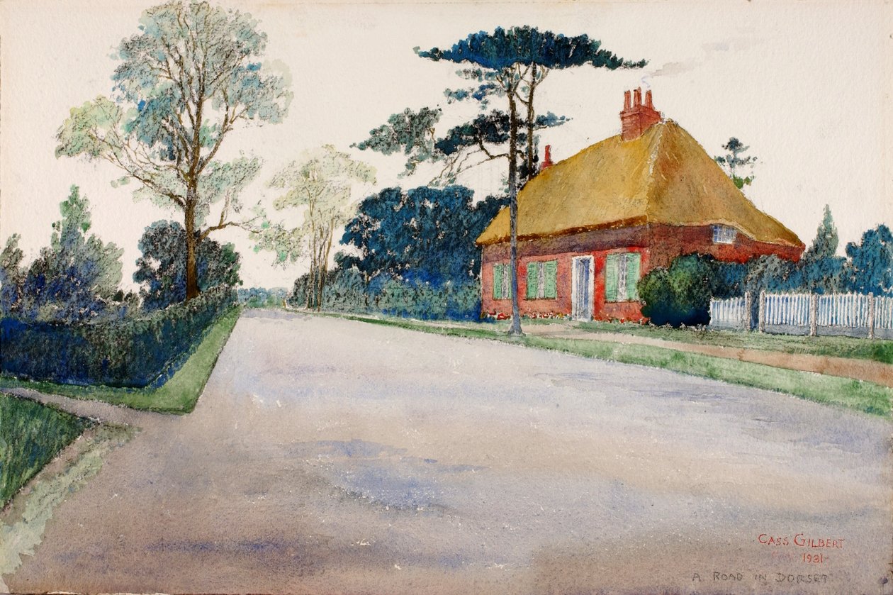 En väg i Dorset av Cass Gilbert
