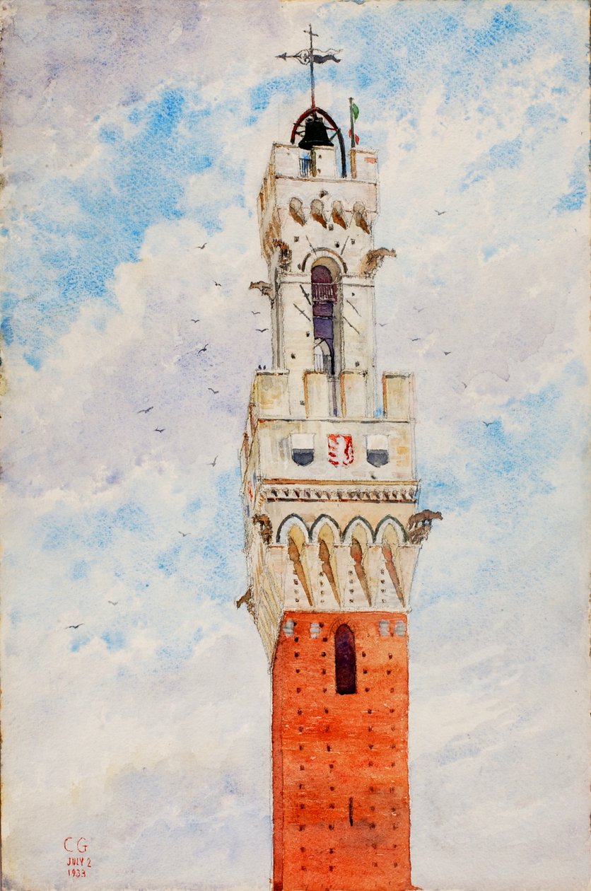 Klocktornet, Italien, 1933. av Cass Gilbert
