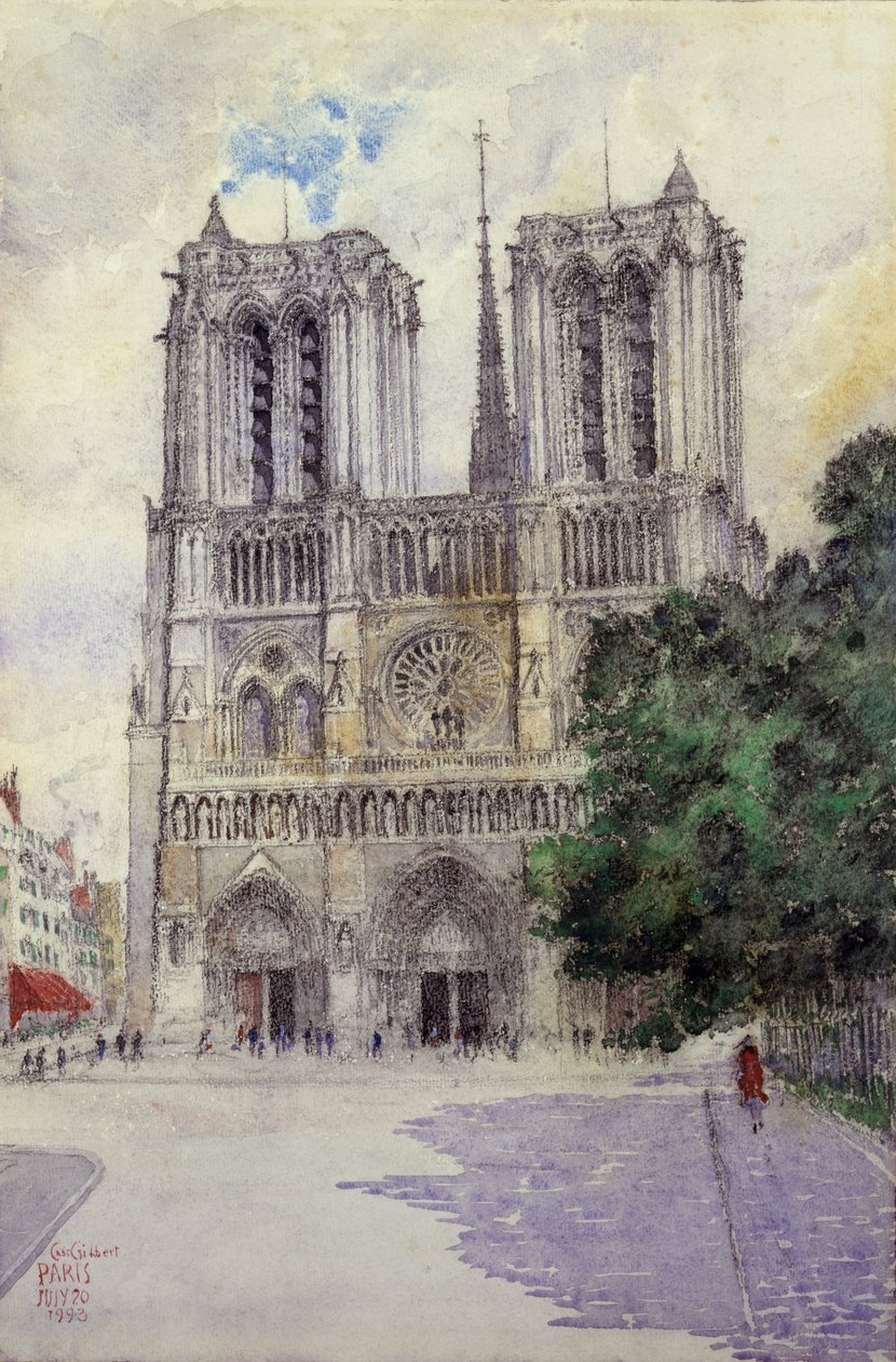 Katedralen Notre Dame, Paris av Cass Gilbert
