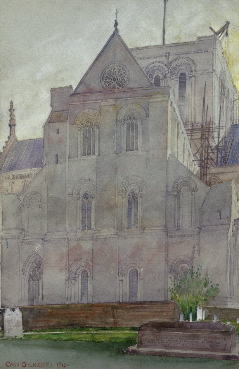Norra transeptet, katedralen i Winchester, England av Cass Gilbert
