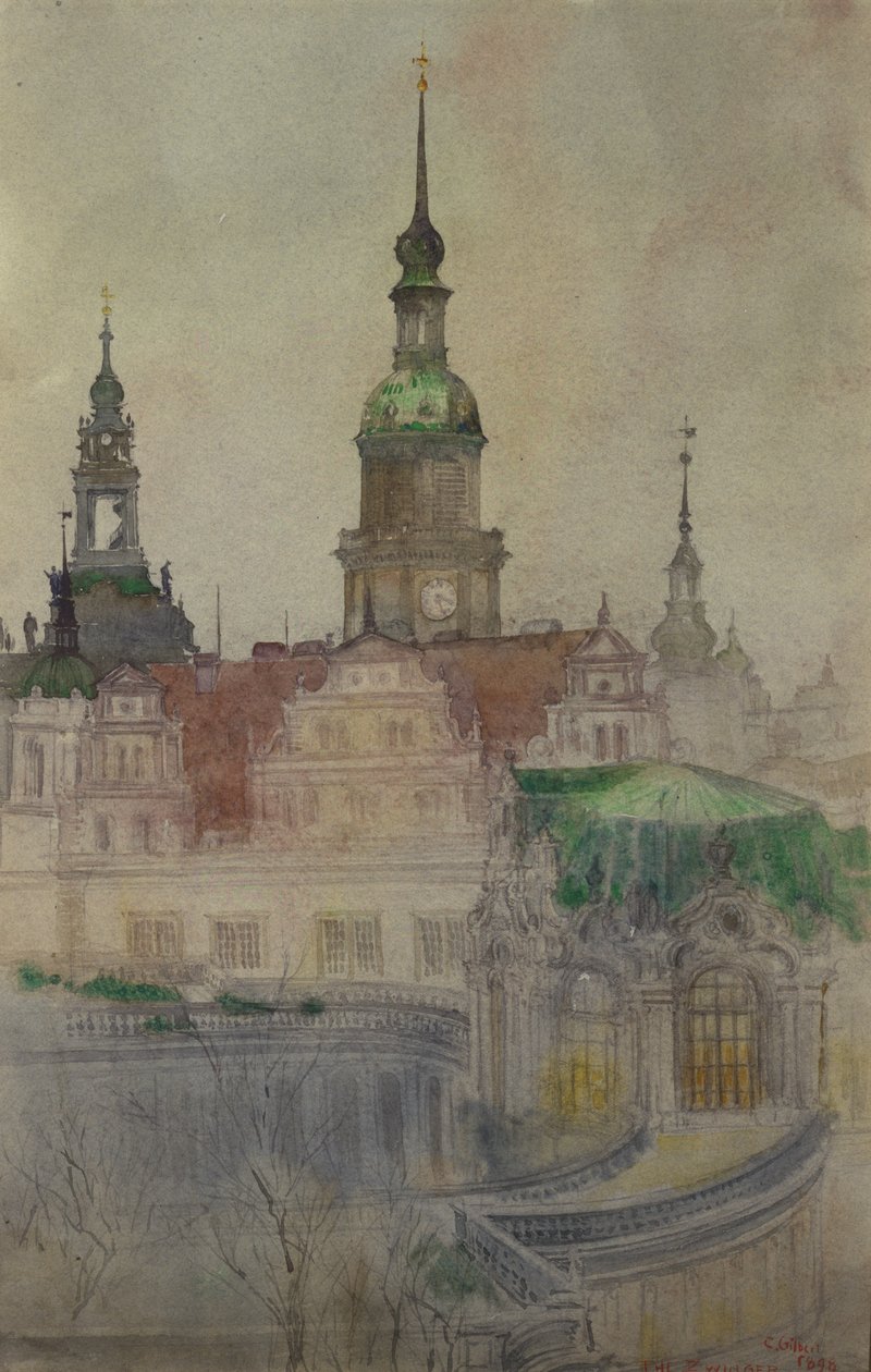 Zwinger Towers, Dresden, 1898. av Cass Gilbert