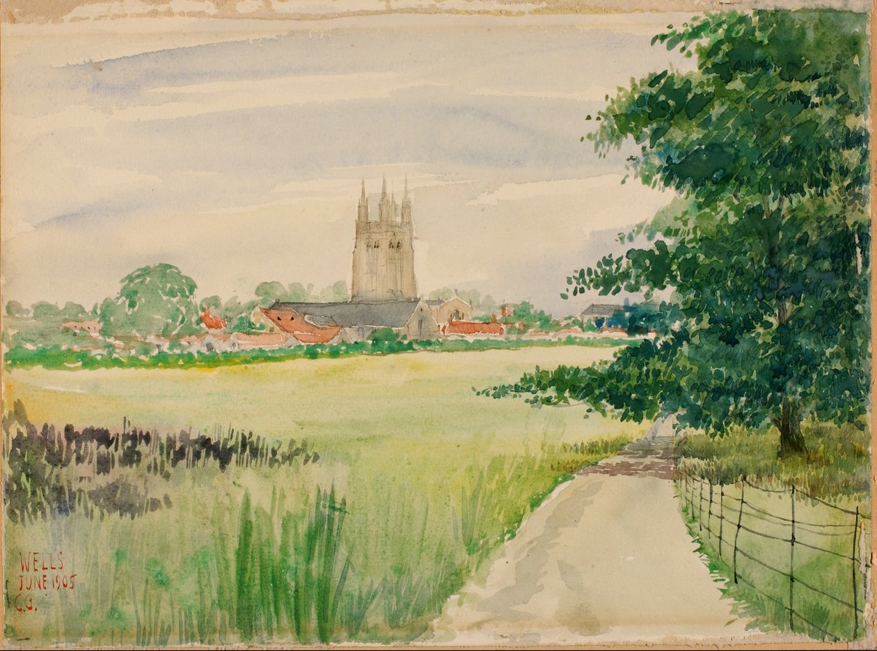 Katedralen i Wells, England av Cass Gilbert