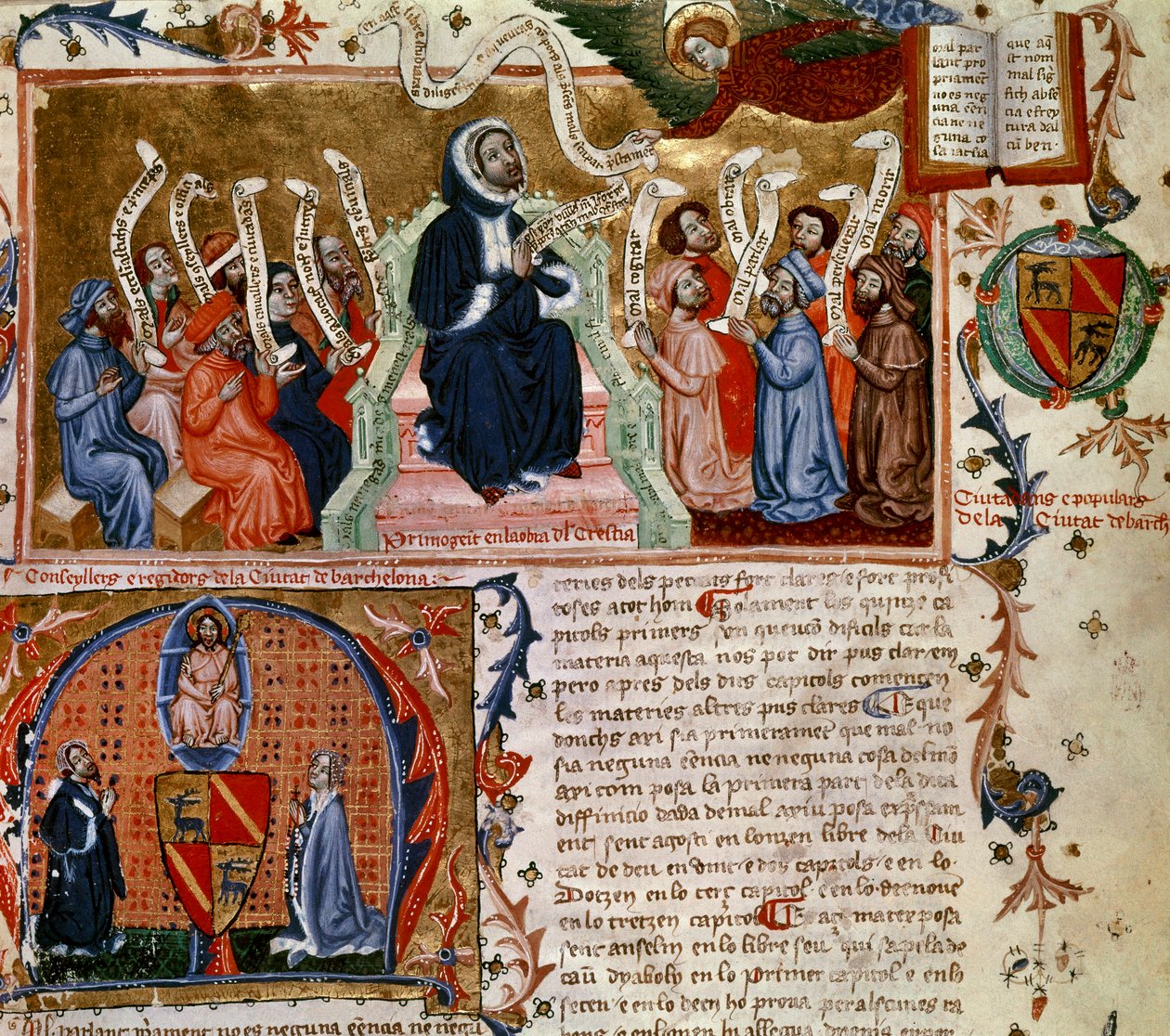 Fra Francesc Eiximenis (Girona,1330-Perpignan,1409) av Catalan School
