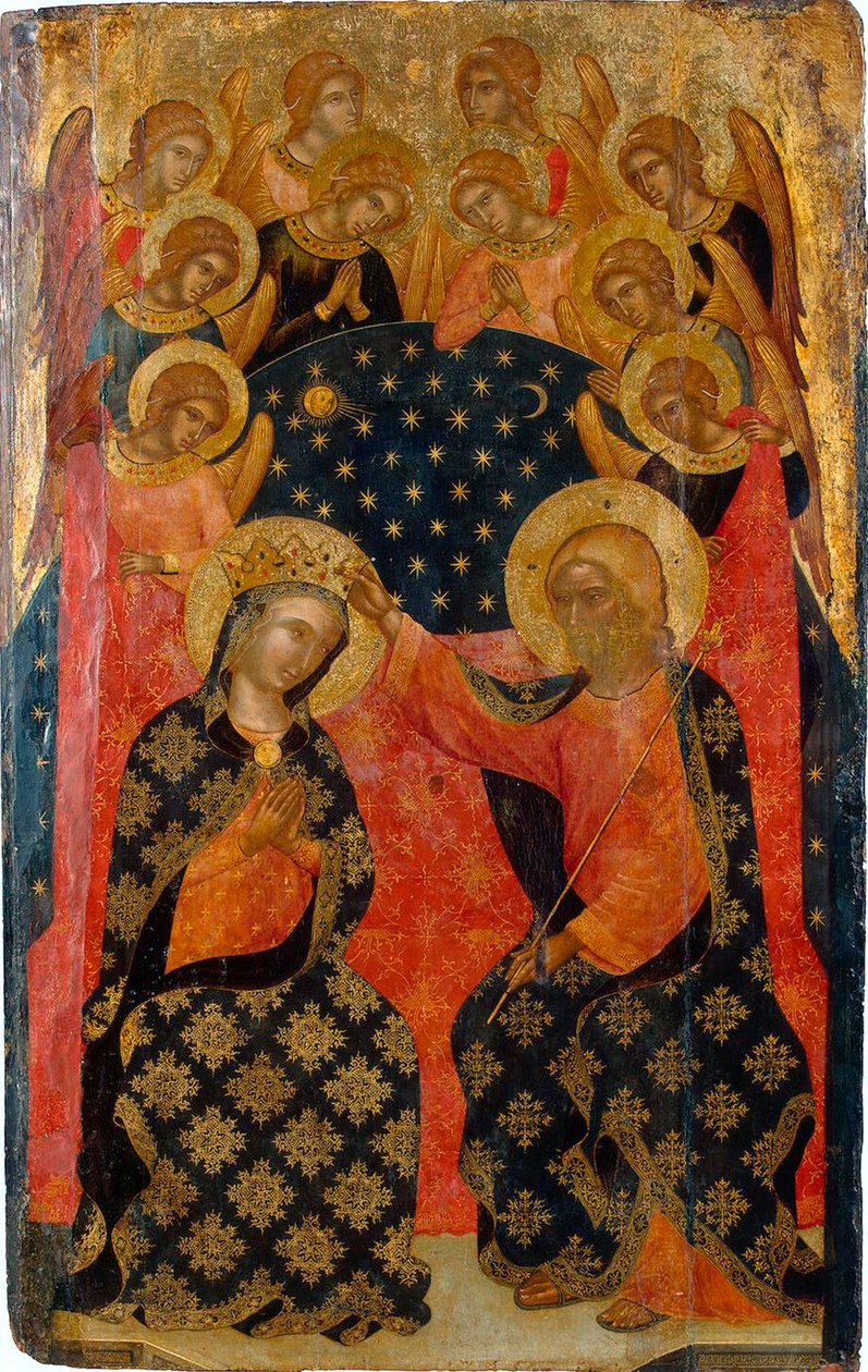 Jungfruns kröning, 1360-talet. av Caterino Veneziano I