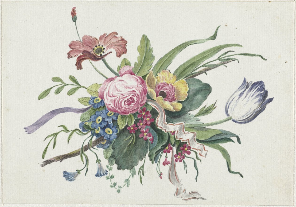 blomsterarrangemang av Catharina Wilhelmina Schweickhardt