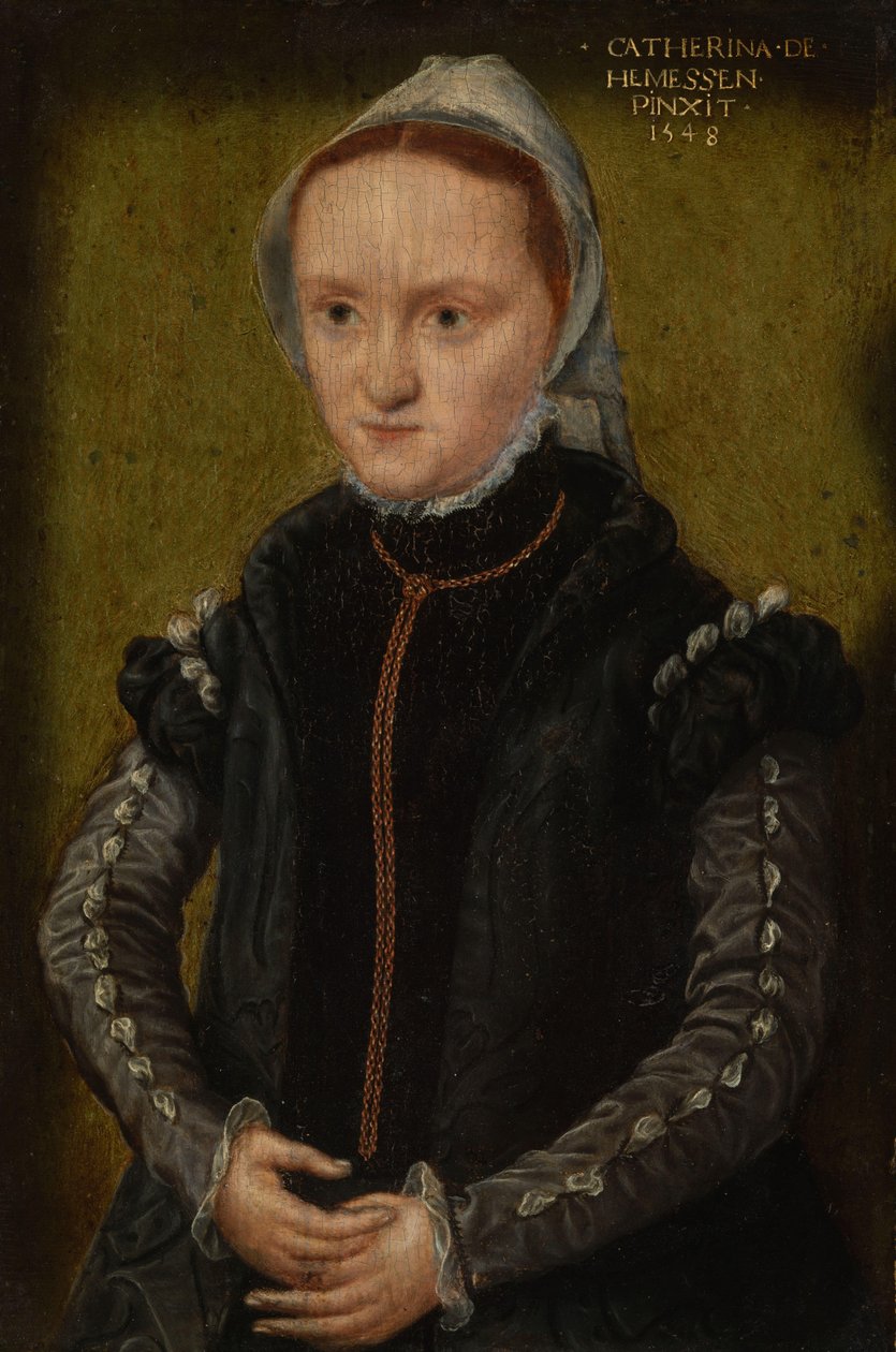 Porträtt av en kvinna av Catharina van Hemessen