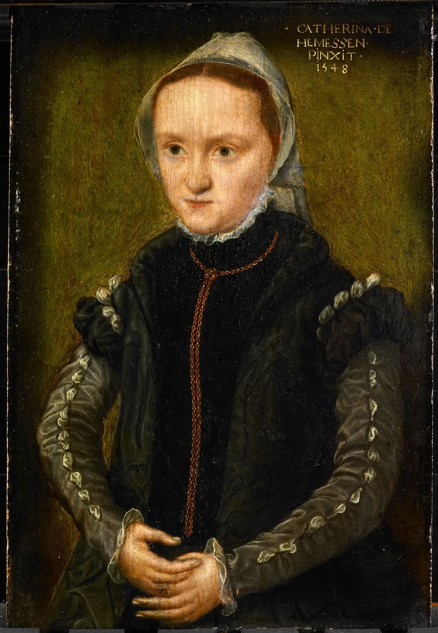 Självporträtt, 1548 av Catharina van Hemessen