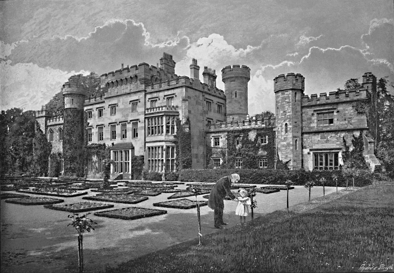 Hawardens slott, c1896 av Catherall and Pritchard