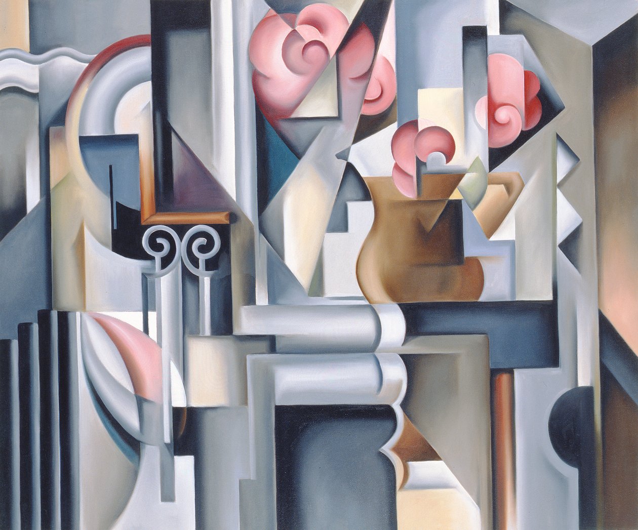 Stilleben med rosor av Catherine Abel