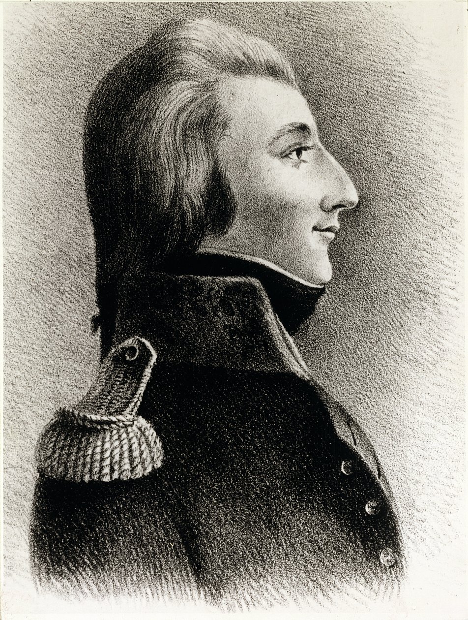 Theobald Wolfe Tone (1763-98), irländsk republikan och rebell (tryck) av Catherine Tone