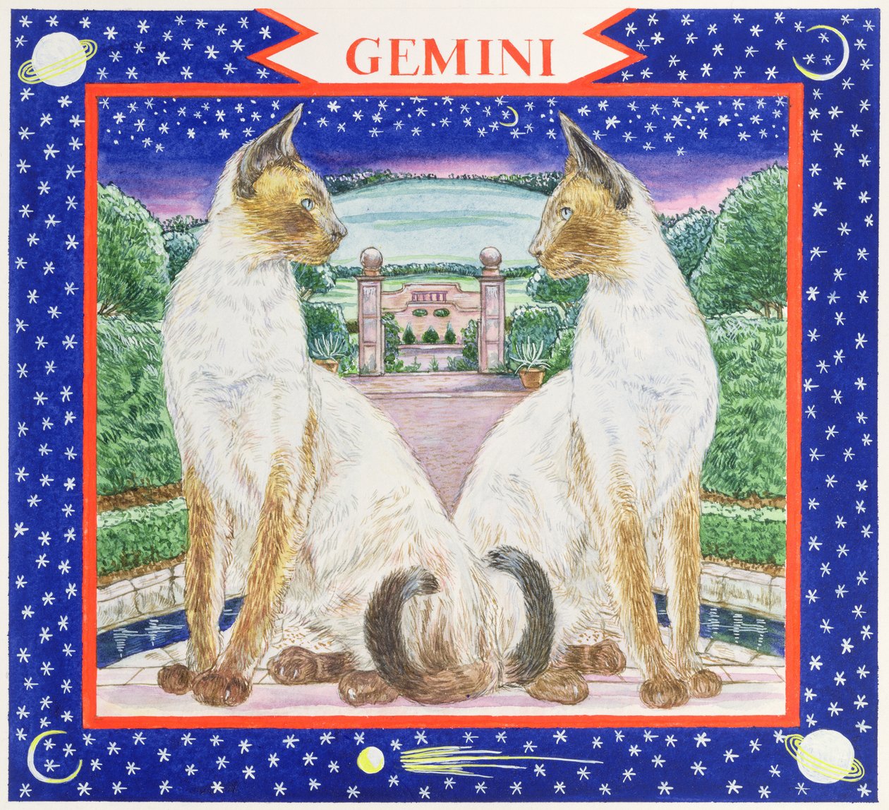 Gemini (wc på papper) av Catherine Bradbury