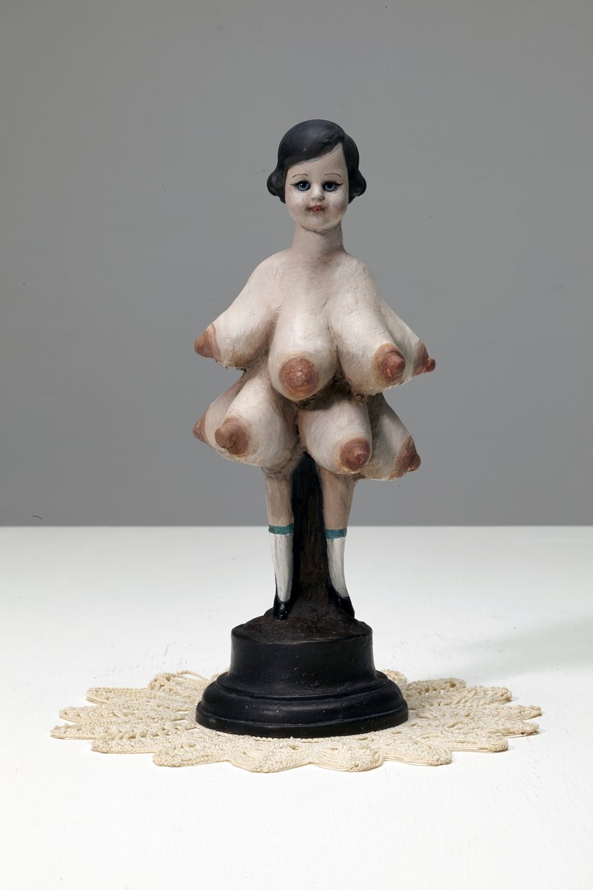 El Shaddai, 2013 (oljefärg på patinerad brons) av Cathie Pilkington