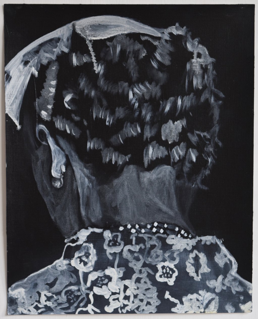 Belladonna: Ann, 2014 (olja  akryl på papper) av Cathy Lomax
