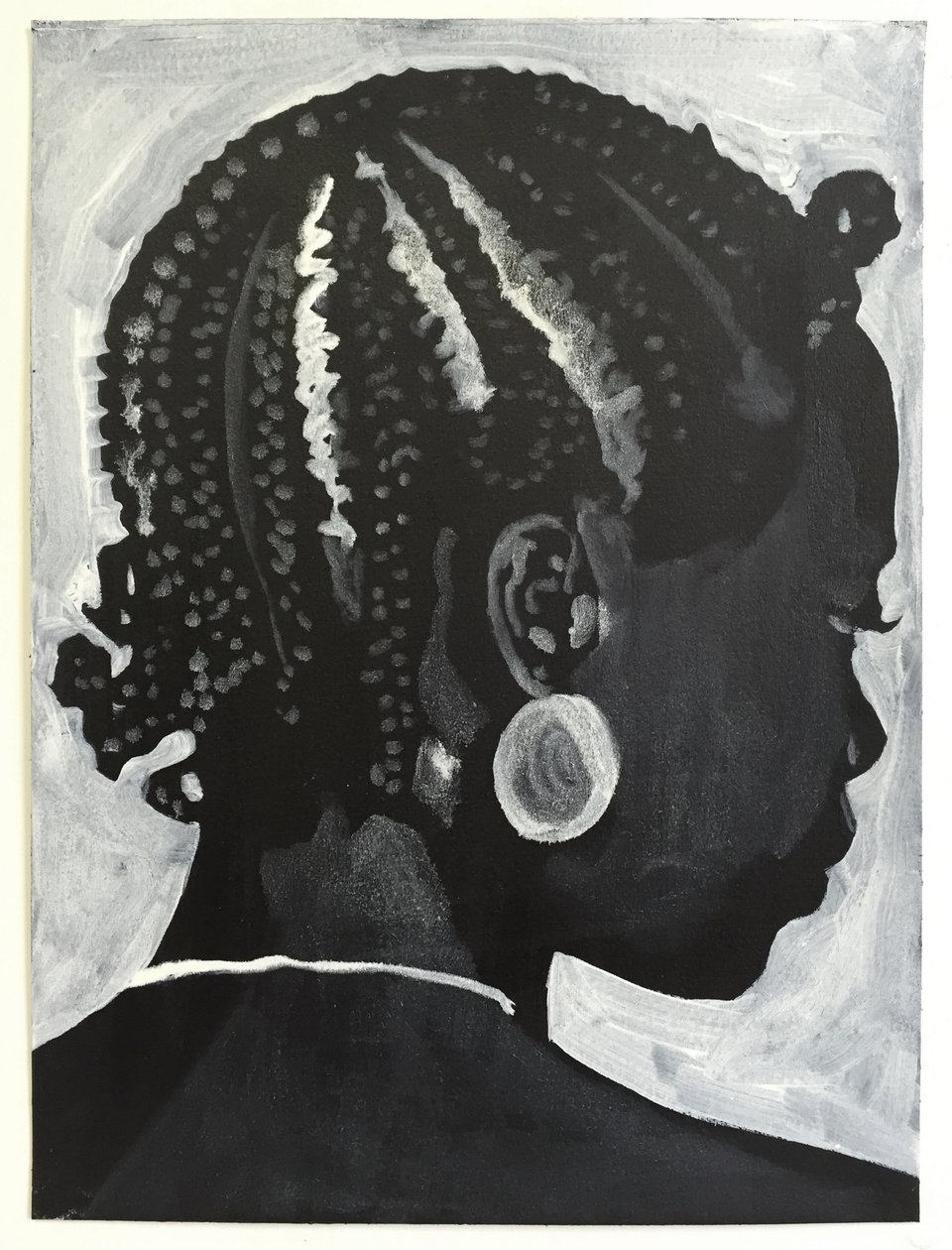 Belladonna: Koroba, 2014 (olja  akryl på papper) av Cathy Lomax