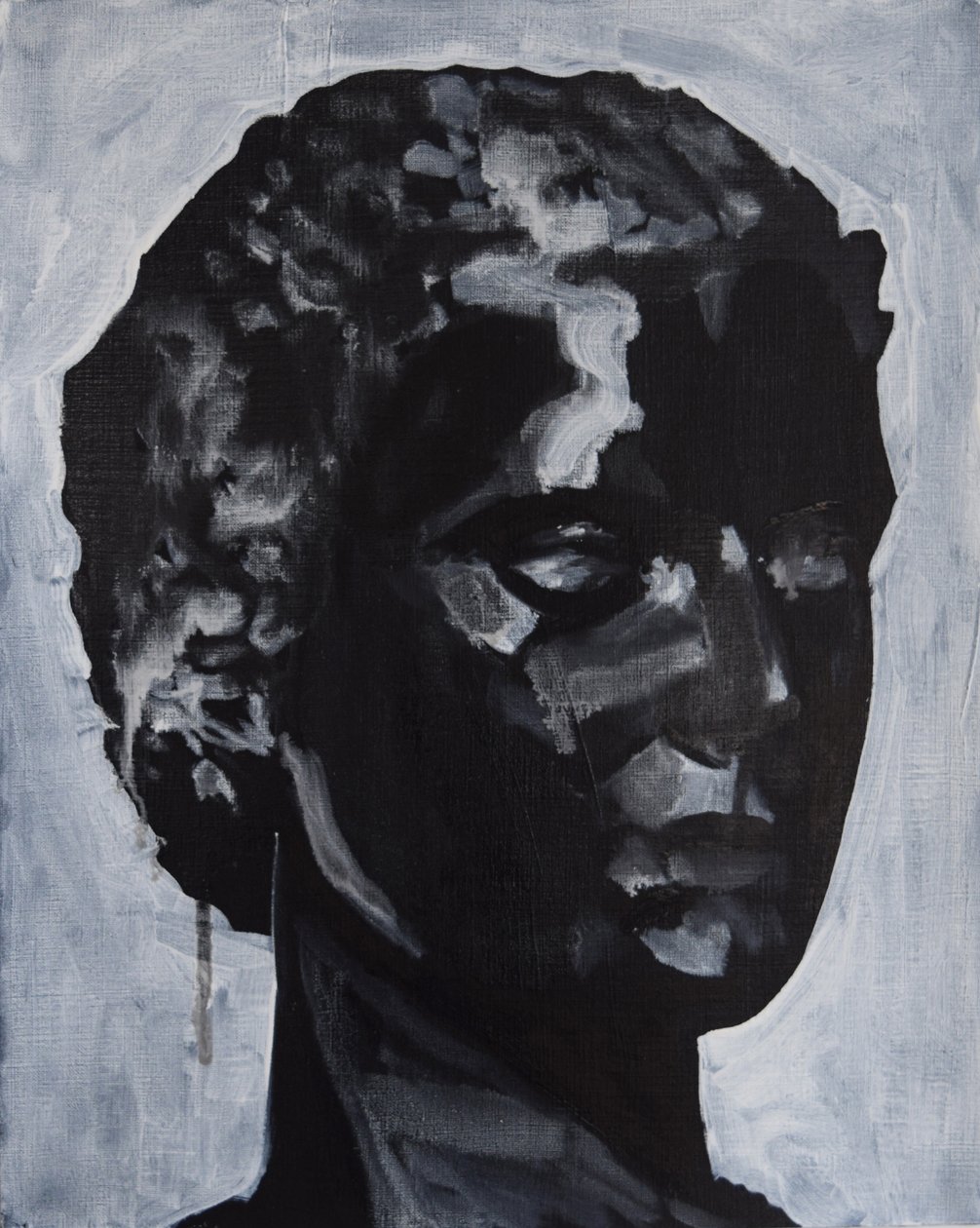Belladonna: Marina, 2014 (olja  akryl på papper) av Cathy Lomax